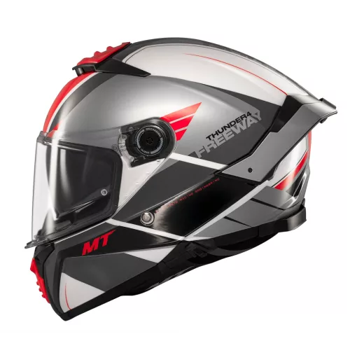 Casca Mt Helmets Thunder 4 SV Freeway A5 gri lucios