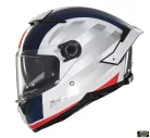 Casca Mt Helmets Thunder 4 SV Treads C7 alb/rosu/albastru lucios - Alb/rosu/albastru lucios