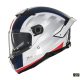 Casca Mt Helmets Thunder 4 SV Treads C7 alb/rosu/albastru lucios - Alb/rosu/albastru lucios