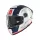 Casca Mt Helmets Thunder 4 SV Treads C7 alb/rosu/albastru lucios
