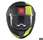 Casca Mt Helmets Thunder 4 SV Treads D3 galben fluor mat