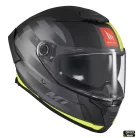 Casca Mt Helmets Thunder 4 SV Treads D3 galben fluor mat