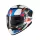 Casca Mt Helmets Thunder 4 SV Luminence A7 alb/rosu/albastru lucios