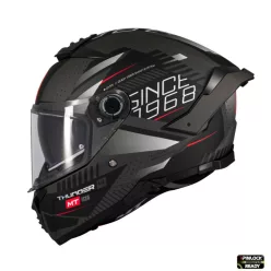 Casca Mt Helmets Thunder 4 SV Luminence D1 negru/gri mat