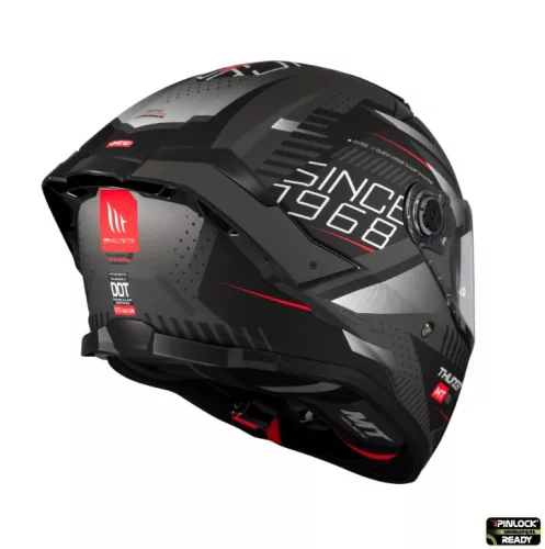 Casca Mt Helmets Thunder 4 SV Luminence D1 negru/gri mat
