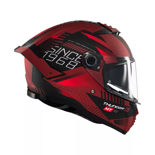Casca Mt Helmets Thunder 4 SV Luminence D5 rosu mat