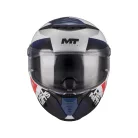 Casca Mt Helmets Thunder 4 SV Waves A17 alb/roșu/albastru