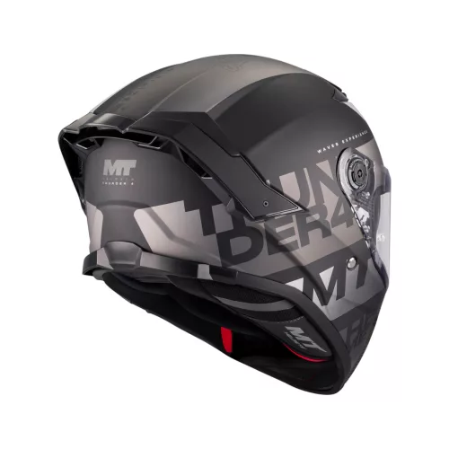 Casca Mt Helmets Thunder 4 SV Waves B2 negru mat/gri