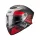Casca Mt Helmets Thunder 4 SV Waves B5 negru mat/roșu/gri
