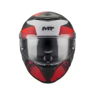 Casca Mt Helmets Thunder 4 SV Waves B5 negru mat/roșu/gri