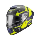 Casca Mt Helmets Thunder 4 SV Lumex B27 negru mat/galben fluo/albastru