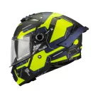 Casca Mt Helmets Thunder 4 SV Lumex B27 negru mat/galben fluo/albastru