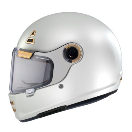 Casca MT Helmets Jarama A0 Alb Lucios