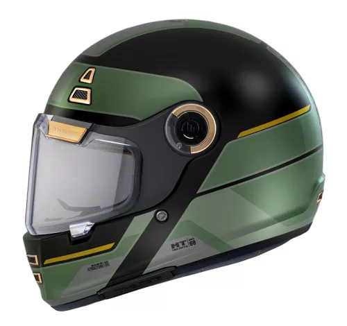 Casca Mt Helmets Jarama 68th C1 negru lucios
