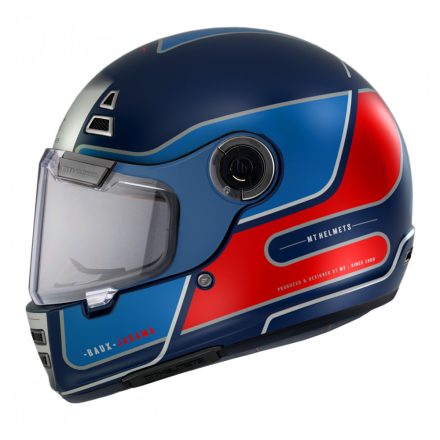 Casca MT Helmets Jarama Baux D7 Albastru Mat