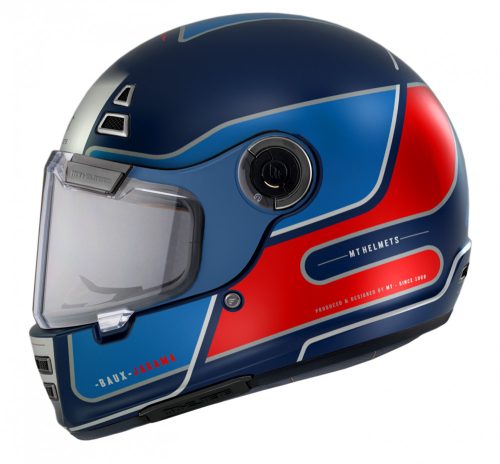 Casca Mt Helmets Jarama Baux D7 Albastru Mat