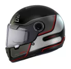 Casca Mt Helmets Jarama Baux E15 rosu fluor mat