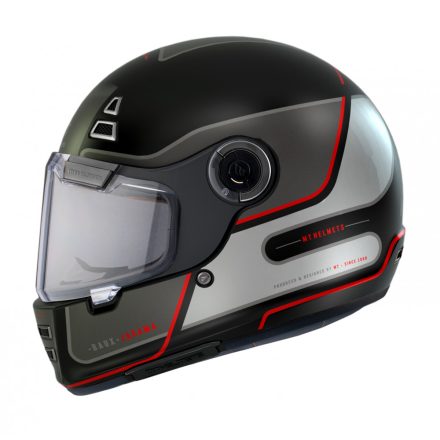 Casca MT Helmets Jarama Baux E15 Rosu Fluo Mat