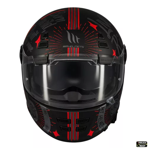 Casca Mt Helmets Jarama SV Art E5 negru/gri mat
