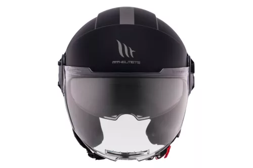 Casca Mt Helmets Viale SV S A1 negru lucios