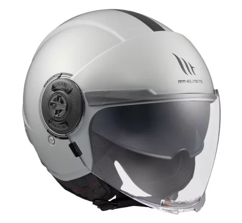 Casca Mt Helmets Viale SV S A12 gri lucios
