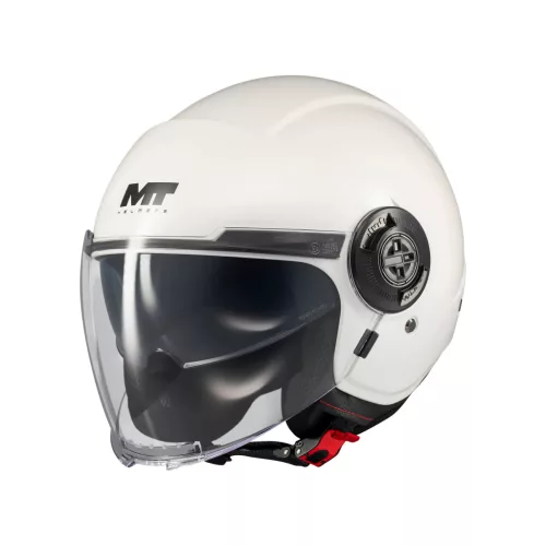 Casca Mt Helmets Viale SV S A0 alb lucios