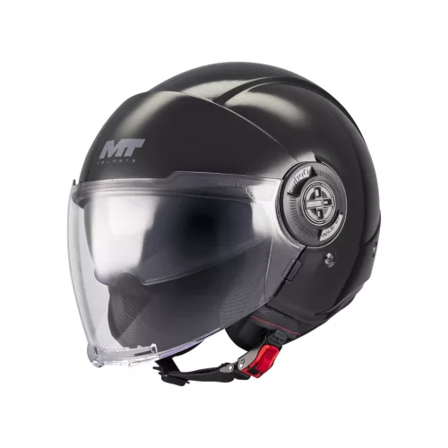 Casca Mt Helmets Viale SV S A1 negru lucios