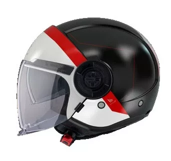 Casca Mt Helmets Viale SV S 68 Unit A5 rosu mat