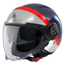 Casca Mt Helmets Viale SV S 68 Unit D7 albastru mat - omologare noua ECE 22.06 - Albastru mat