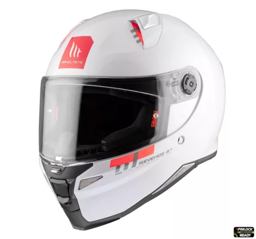 Casca Mt Helmets Revenge 2 S A0 alb lucios