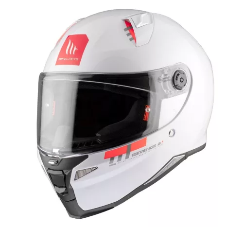 Casca Mt Helmets Revenge 2 S A0 alb lucios