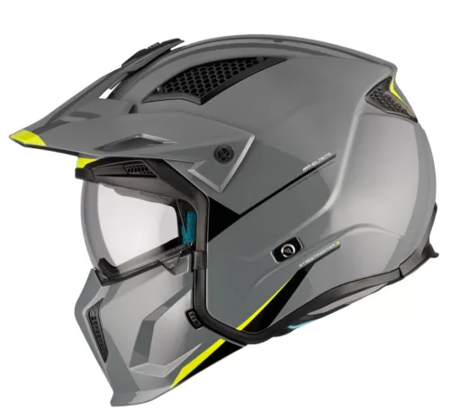 Casca Mt Helmets Streetfighter SV S A22 gri lucios
