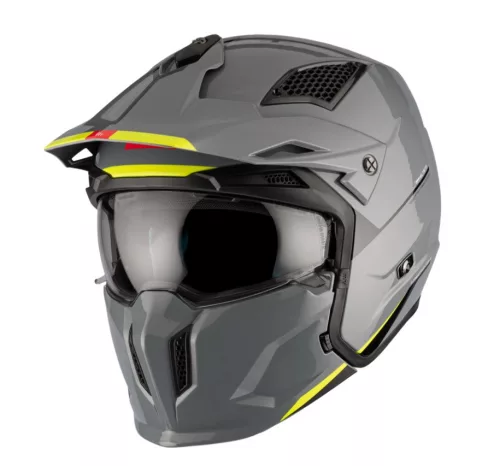 Casca Mt Helmets Streetfighter SV S A22 gri lucios