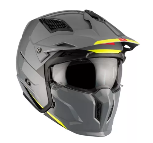 Casca Mt Helmets Streetfighter SV S A22 gri lucios