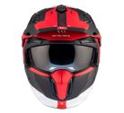 Casca Mt Helmets Streetfighter Sv S B15 Totem Rosu Mat