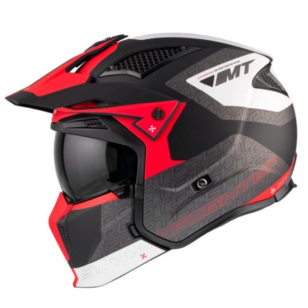 Casca MT Helmets Streetfighter Sv S B15 Totem Rosu Mat