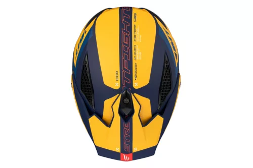 Casca Mt Helmets Streetfighter SV S Totem C3 galben mat