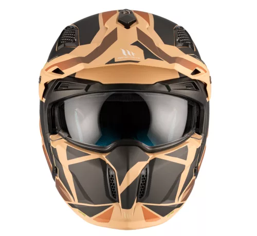 Casca Mt Helmets Streetfighter SV S P1R B9 maro mat