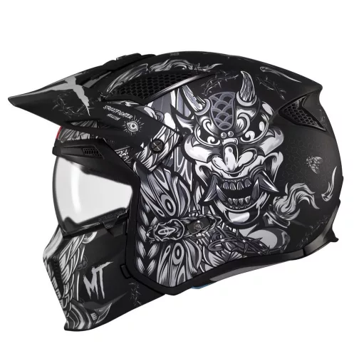 Casca Mt Helmets Streetfighter SV S B2 Hellish negru mat