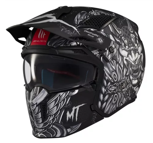 Casca Mt Helmets Streetfighter SV S B2 Hellish negru mat