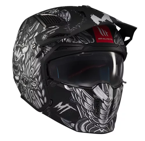 Casca Mt Helmets Streetfighter SV S B2 Hellish negru mat