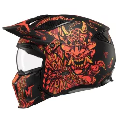 Casca Mt Helmets Streetfighter SV S B5 Hellish rosu mat