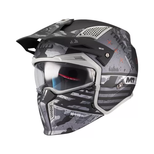Casca Mt Helmets Streetfighter SV S Belic B2 gri/negru mat