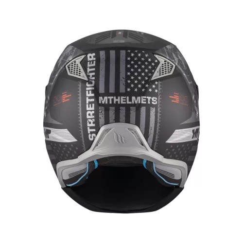Casca Mt Helmets Streetfighter SV S Belic B2 gri/negru mat