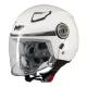 Casca Mt Helmets Lite Kids Pure A0 alb lucios