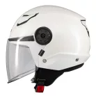 Casca Mt Helmets Lite Kids Pure A0 alb lucios