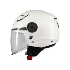 Casca Mt Helmets Lite Kids Pure A0 alb lucios