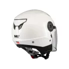 Casca Mt Helmets Lite Kids Pure A0 alb lucios