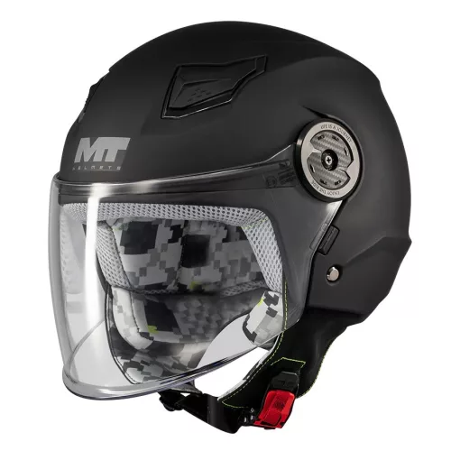 Casca Mt Helmets Lite Kids Pure A1 negru mat