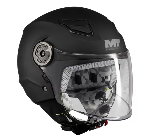 Casca Mt Helmets Lite Kids Pure A1 negru mat